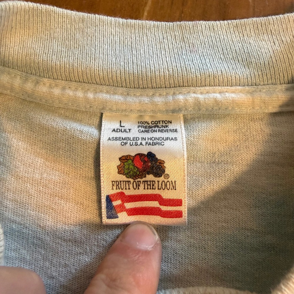 Vintage Grateful Dead US Ski Team Winter Tour Tie Dye Shirt Large Single Stitch - Picture 8 of 11
